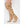 Cape Robbin Pointy Toe Buckle Over Knee Boots Nude Size 6.5