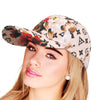Peach Monogram Flower Cap