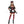 Dark Queen of Hearts 6 Pc Multicolor Mini Dress Women's Costume Set Size M/L