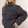 HYFVE Quilted Back Drawstring Puffer Jacket