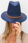 SUEDE VEGAN PANAMA HAT