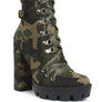 Palmetto Camouflage Ankle Boots