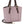 DIONA J 2IN1 LEATHER SMOOTH HANDLE SATCHEL W ZIPPER BAG SET COLOR BROWN
