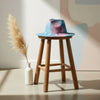 Fedora Blue and Pink Tie Dye Fashion Hat for Women