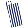 DIONA J 2 IN 1 STRIPE BEACH TOWEL TOTE BAG COLOR NAVY BLUE