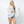 DIONA J DOT FOIL PRINT SHEER KIMONO ONE SIZE COLOR WHITE