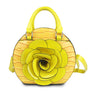 Handbag Round Yellow Flower Croc Bag for Women