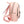 Moto Backpack Pink Zipper Medium Bag for Women