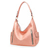 Purse Pink and Gold Stud Hobo Bag for Women