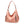 Purse Pink and Gold Stud Hobo Bag for Women