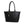 Tote Black and White Stripe Handbag for Women