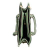 Purse Green Pebble Grain Satchel Handbag for Women