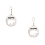 Mama Bear Cut Dangle Earrings, Cute and Stylish Mother's Day Jewelry Accessories, Perfect Gift for Mom