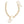 Anklet White Woven Gold Chain No 5 for Women