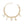 Anklet White Woven Gold Chain Camellia Charms