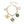 Golden Glamour: Zawadi Charm Bracelet