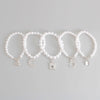 White Pearl Silver No. 5 Boutique Bracelets