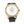 SGRHO Blue Leather Gold Sun Cut Dial Watch Women