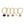 Gold Black Queen Bracelets