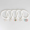 White Luxury-Inspired Bracelets