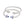 ZPB Blue Clear Crystal Cable Bangle Bracelet Set