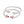 DST Red Clear Crystal Cable Bangle Bracelet Set