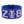 ZPB Sorority Blue Rhinestone Magnetic Bracelet