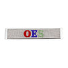 OES Sorority Clear Rhinestone Magnetic Bracelet