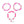 Bracelets Pink Breast Cancer Hope Set for Women