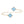 Bangle Gold Blue Clover Open Bracelet for Women