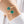 Bangle Gold Green Clover Open Bracelet for Women