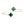 Bangle Gold Green Clover Open Bracelet for Women