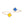 SGRHO Sorority Blue Gold Stone Clover Open Bangle