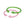 AKA Sorority Pink Green Pointed Cable Bangle Set