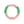 AKA Pink Green Tubular and Rondelle Bead Bracelet