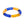SGRHO Blue Gold Tubular and Glass Bead Bracelet