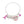 Breast Cancer Silver Wire Pink Believe Bangle