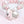 Breast Cancer Light Pink Pearl Heart Charm Bracelet