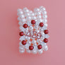 DST Bracelet White Pearl Delta 5 Strand for Women