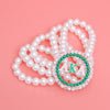 AKA Pearl Bracelet Alpha Kappa Pink Green