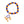 SGRHO Blue Gold Bling Sorority Charm Bracelet