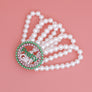 AKA White Pearl 5 Strand Pretty Girl Bracelet