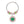 AKA Greek Merch Bead and Charm Cable Bracelet