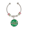 AKA Greek Merch Heritage Charm Bangle Bracelet