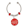 DST Greek Merch Heritage Charm Bangle Bracelet