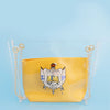 Shoulder Bag Yellow Sigma Sorority Purse for Women