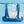 Tote Blue Clear Zeta Sorority Bag for Women