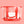 Tote Red Clear Delta Sorority Bag for Women