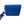 ZPB Sorority Blue Tassel Keychain Zipper Wallet