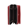 DST Sorority Red Tassel Keychain Zipper Wallet